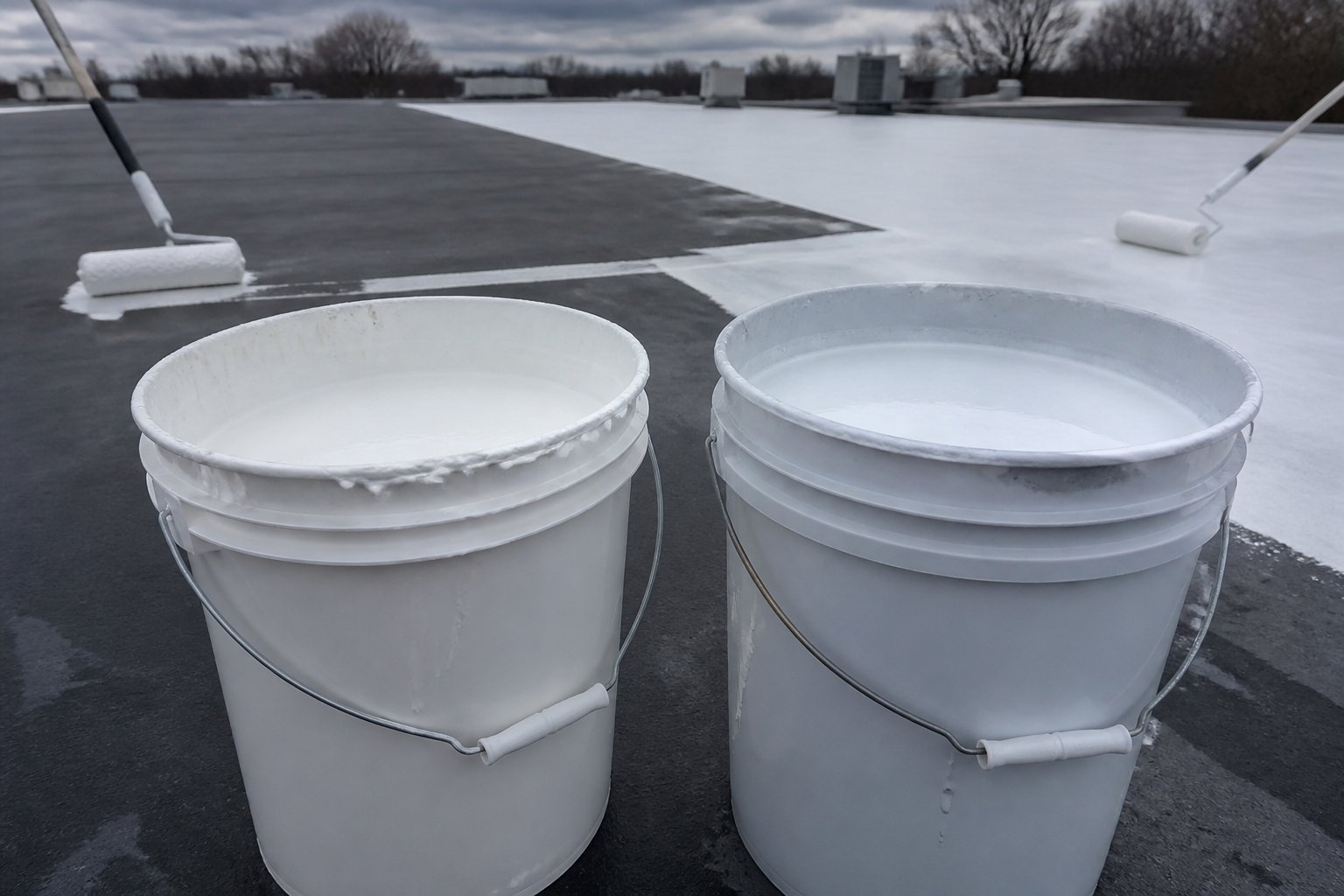 Silicone vs Acrylic Roof Coatings: Which Is Right for Michigan Flat Roofs?