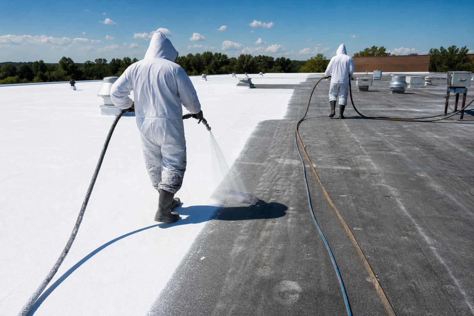 Why Summer Is the Best Time for Flat Roof Coating in Michigan?