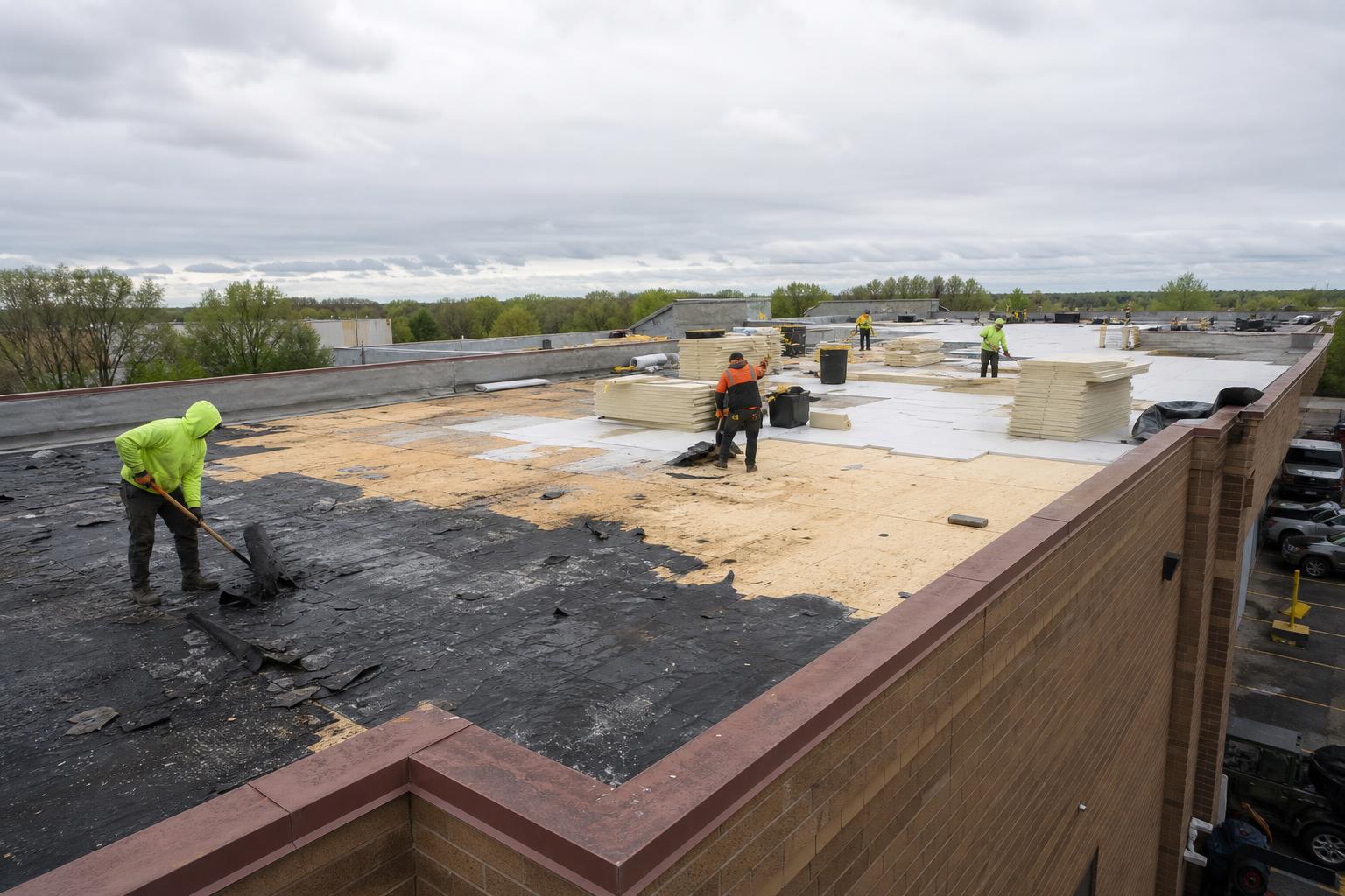 What Is the Best Way to Repair a Commercial Flat Roof? Methods by Membrane Type